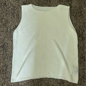 Elegant Cream Sleeveless Top